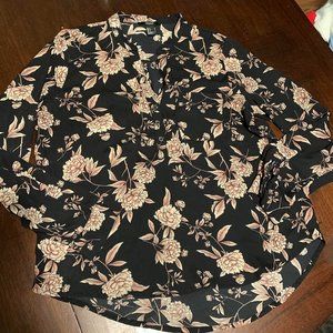 Black Button Up Womens